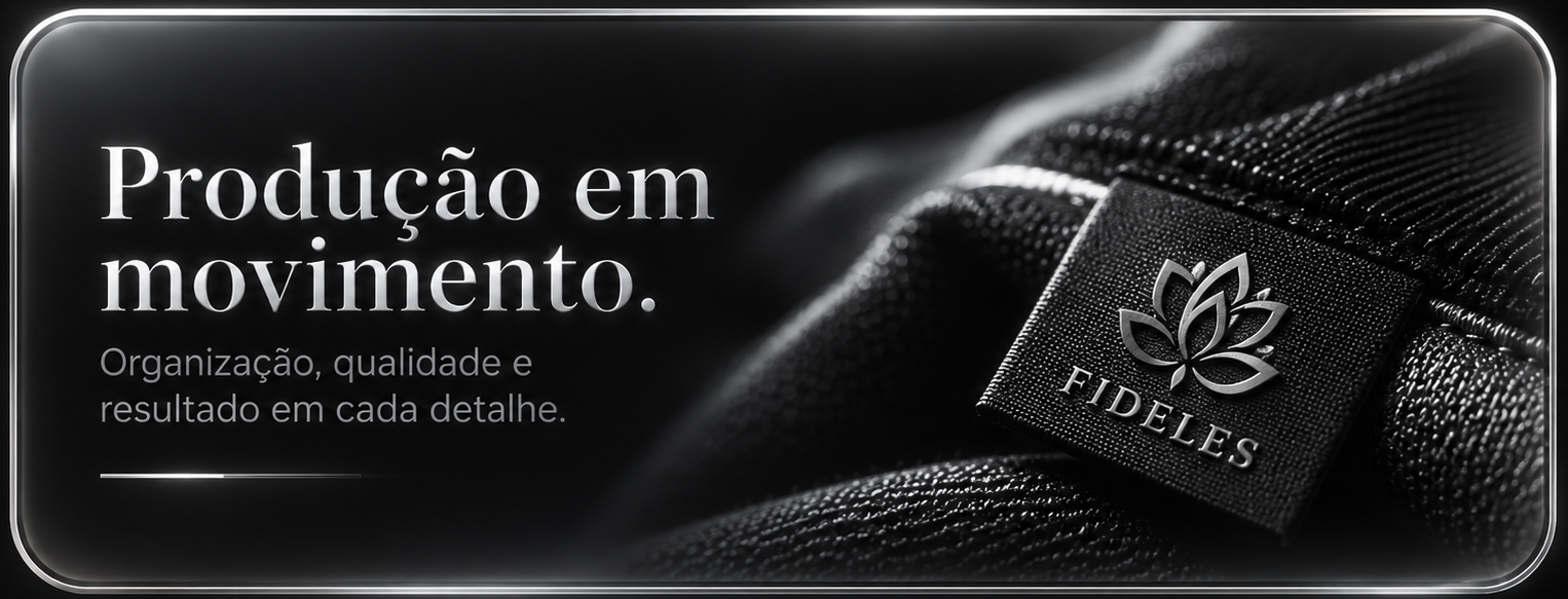 Produção em movimento. Organização, qualidade e resultado em cada detalhe.